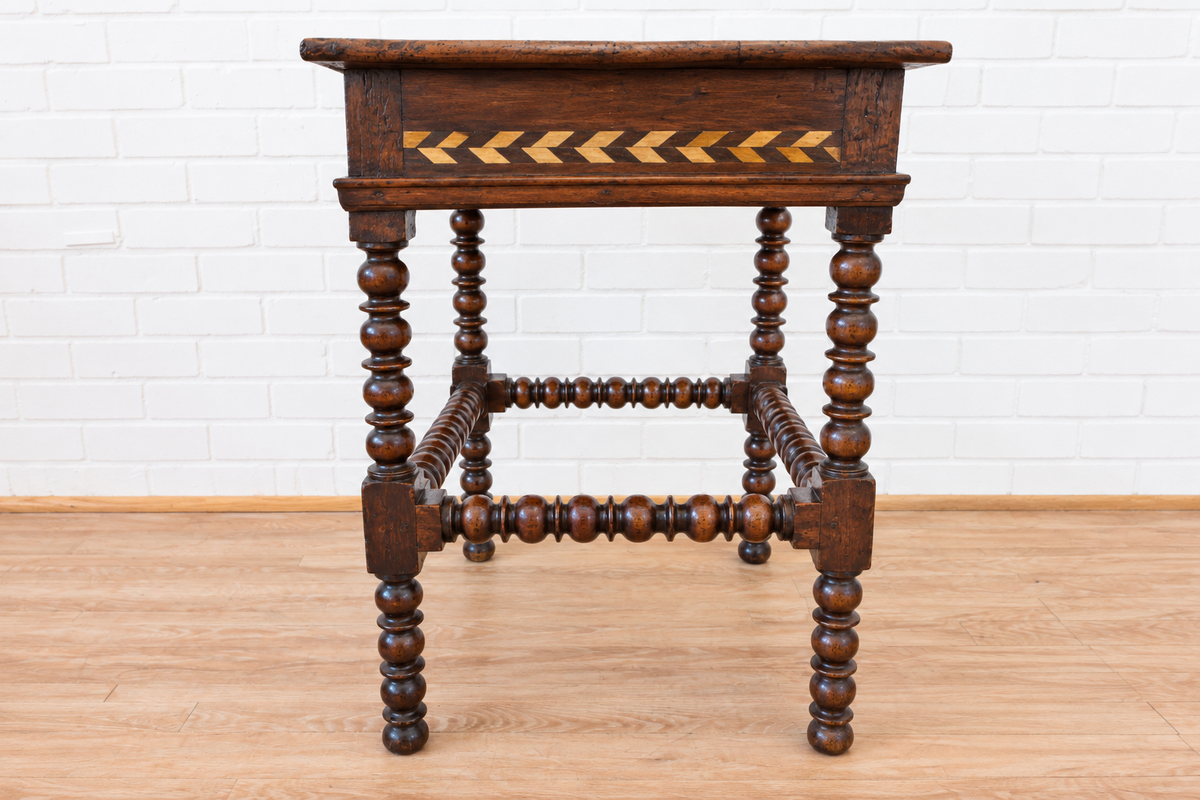 17th c. English Inlay Table