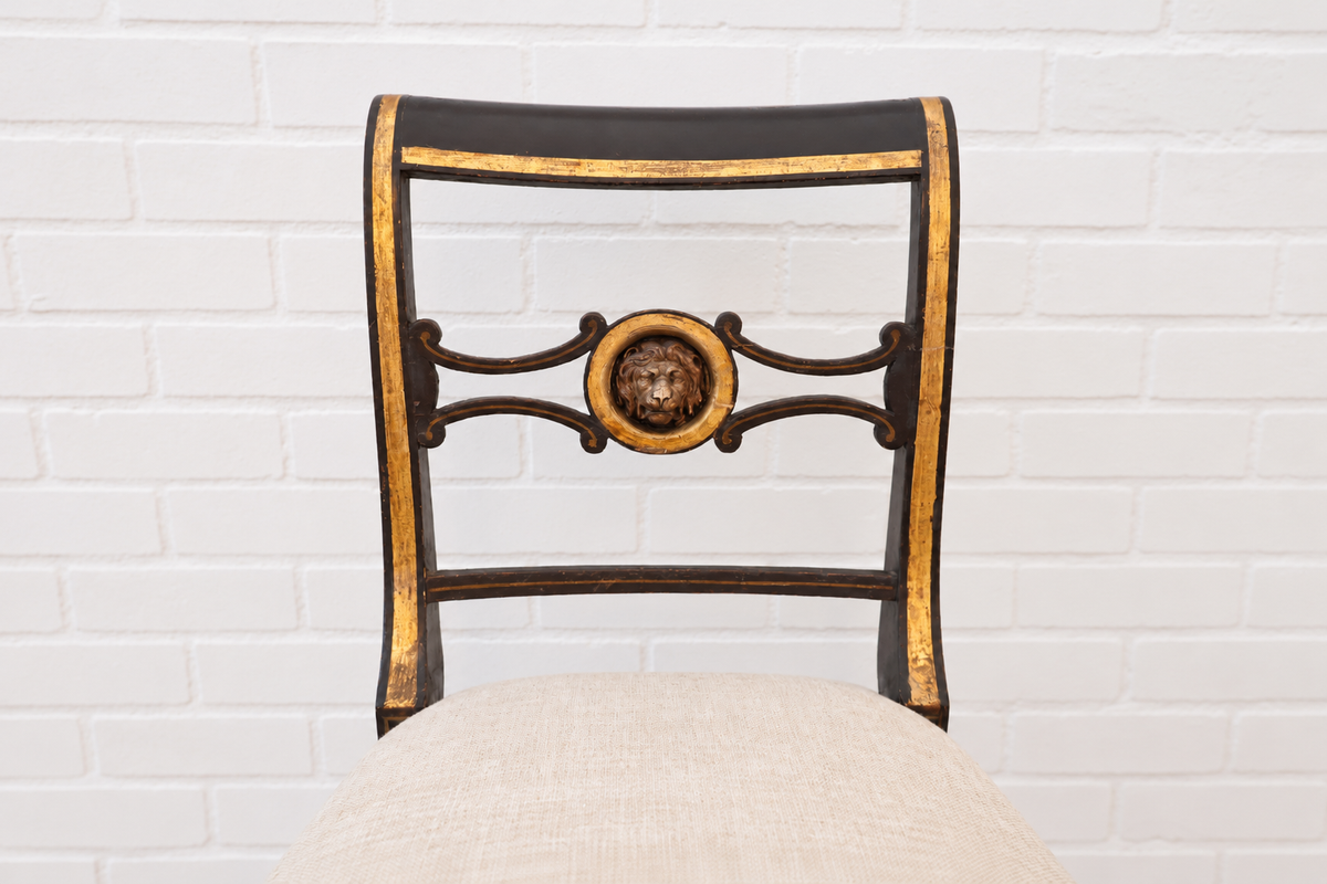 Set of 6 English Regency Side Chairs