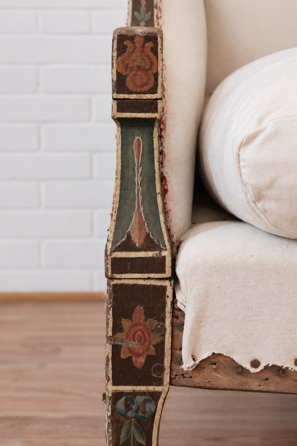 18th cent. English Painted Sofa