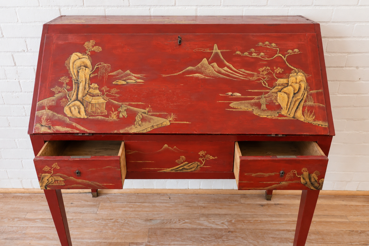 French Lacquered Desk