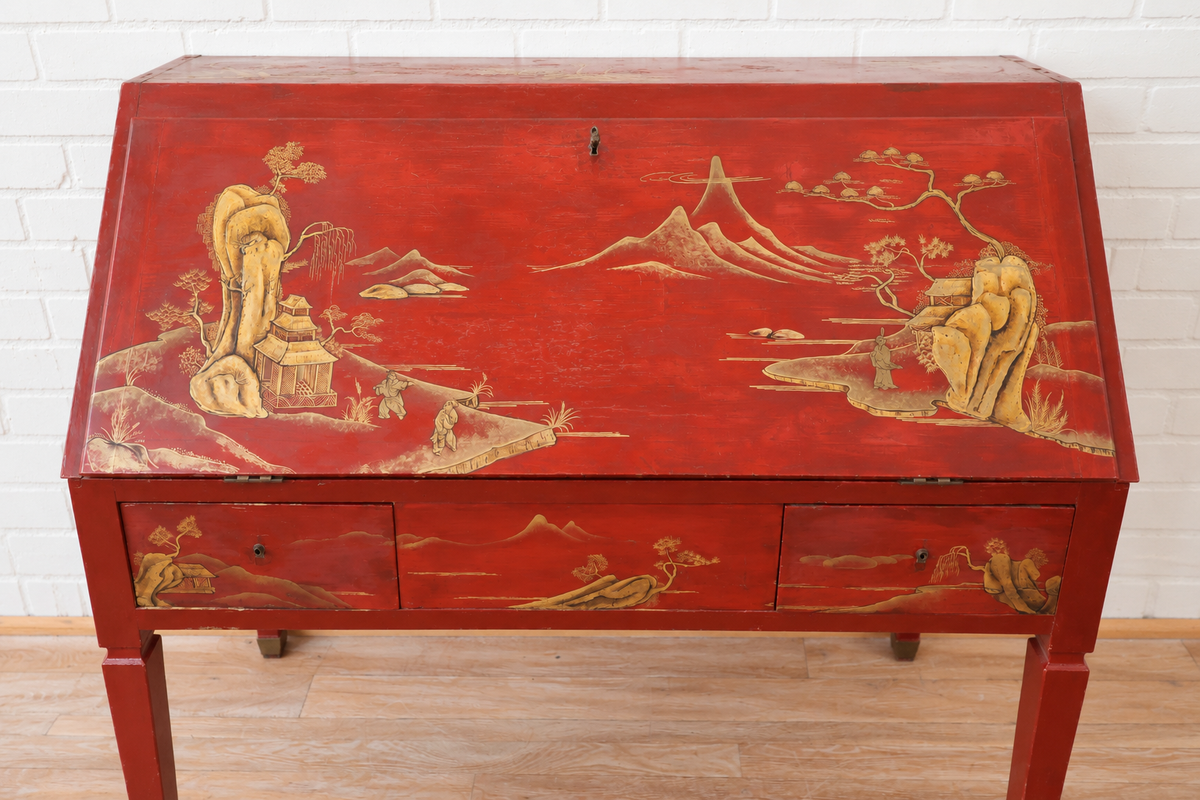 French Lacquered Desk