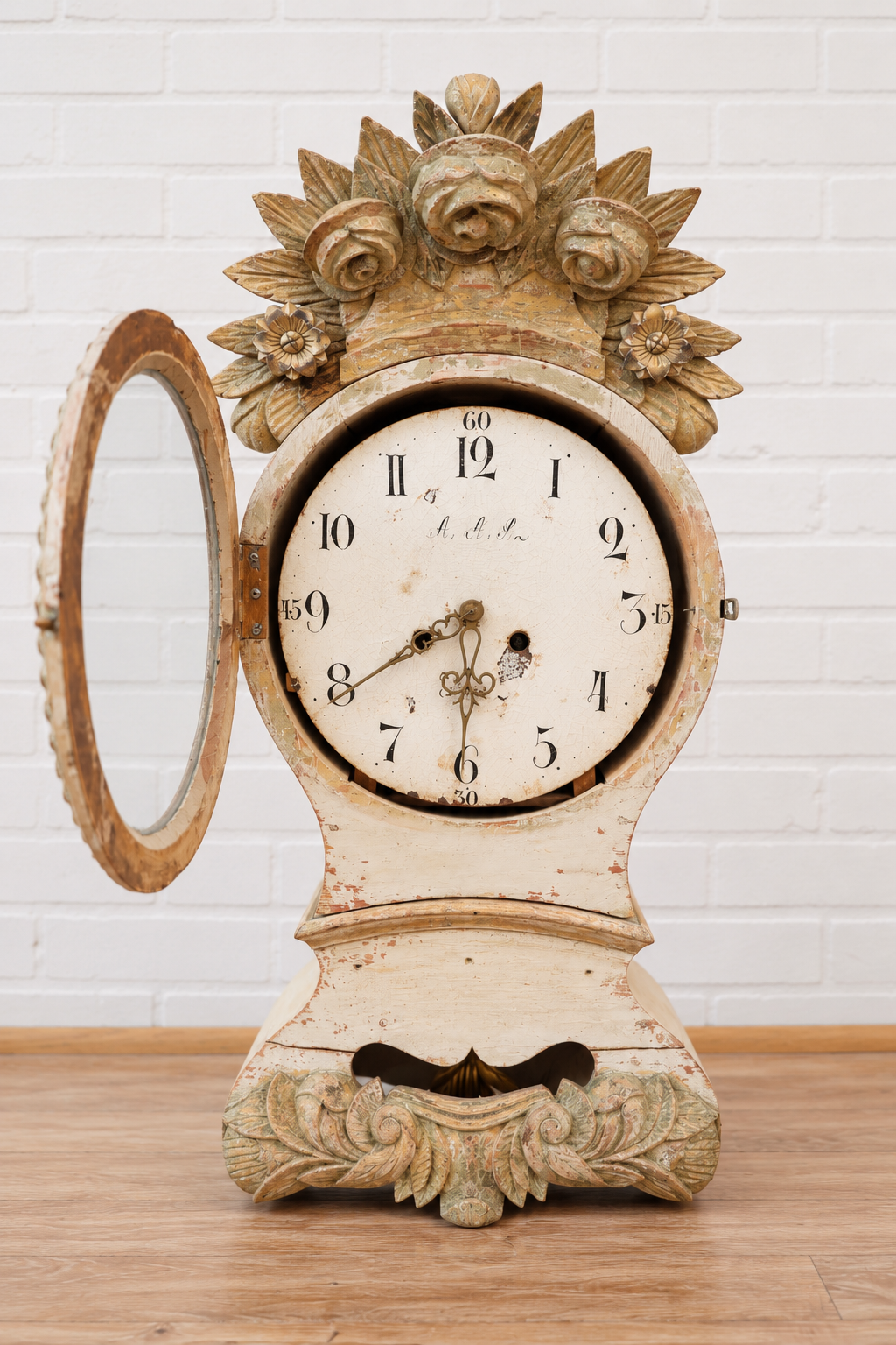 Swedish Gustavian Table Clock