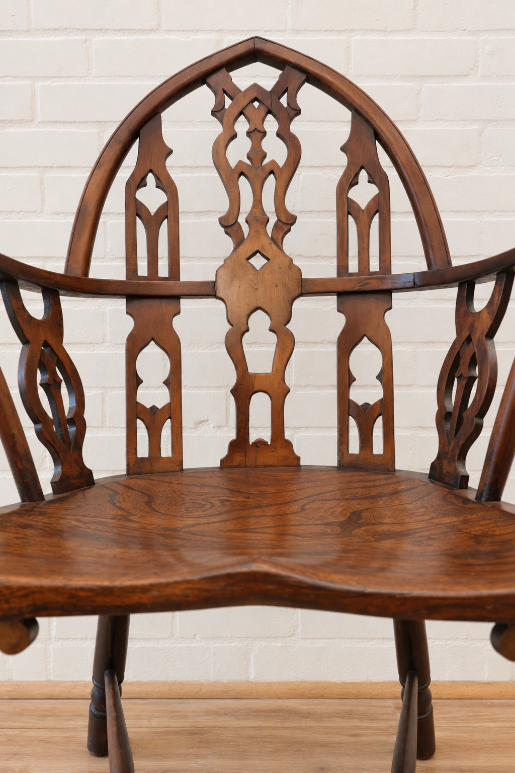 Set of 5 Gothic Revival Chairs