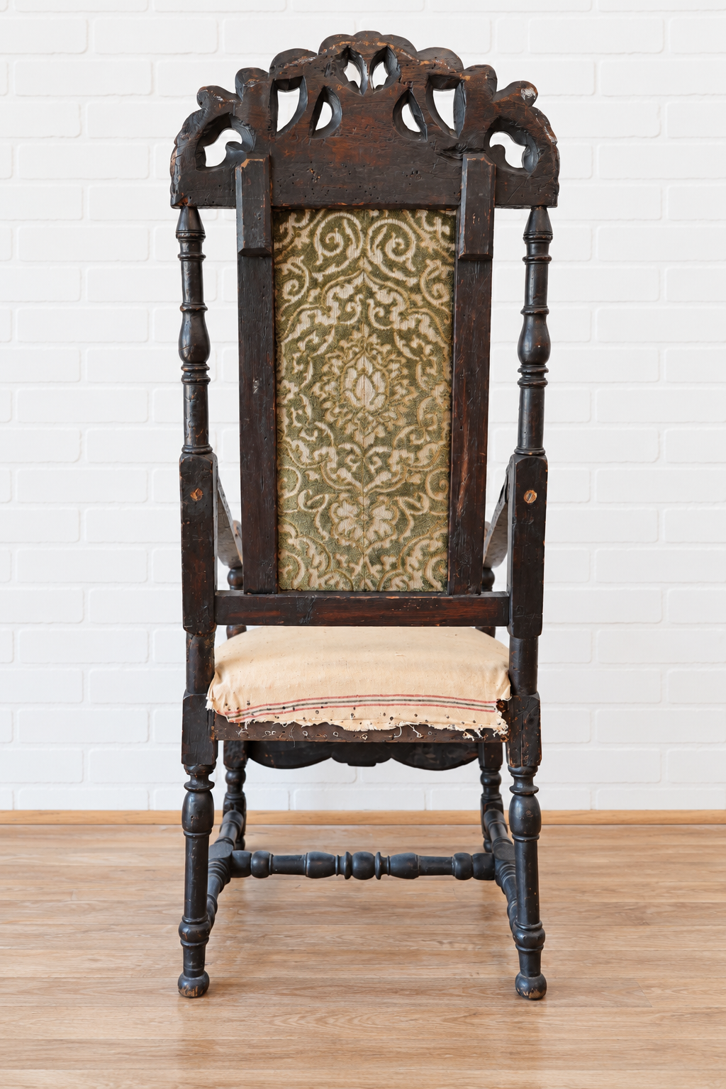 18th cent. Swedish Baroque Arm Chair