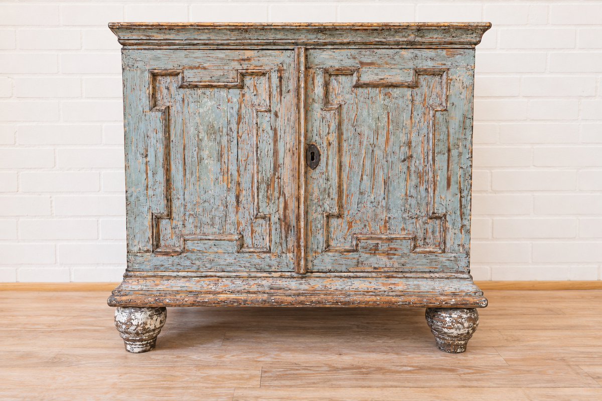 Swedish Baroque Small Cabinet