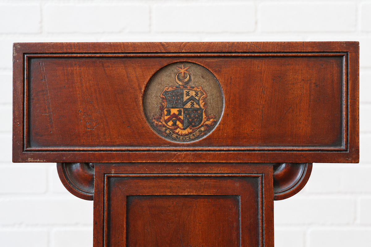 Pair of English Regency Hall Chairs