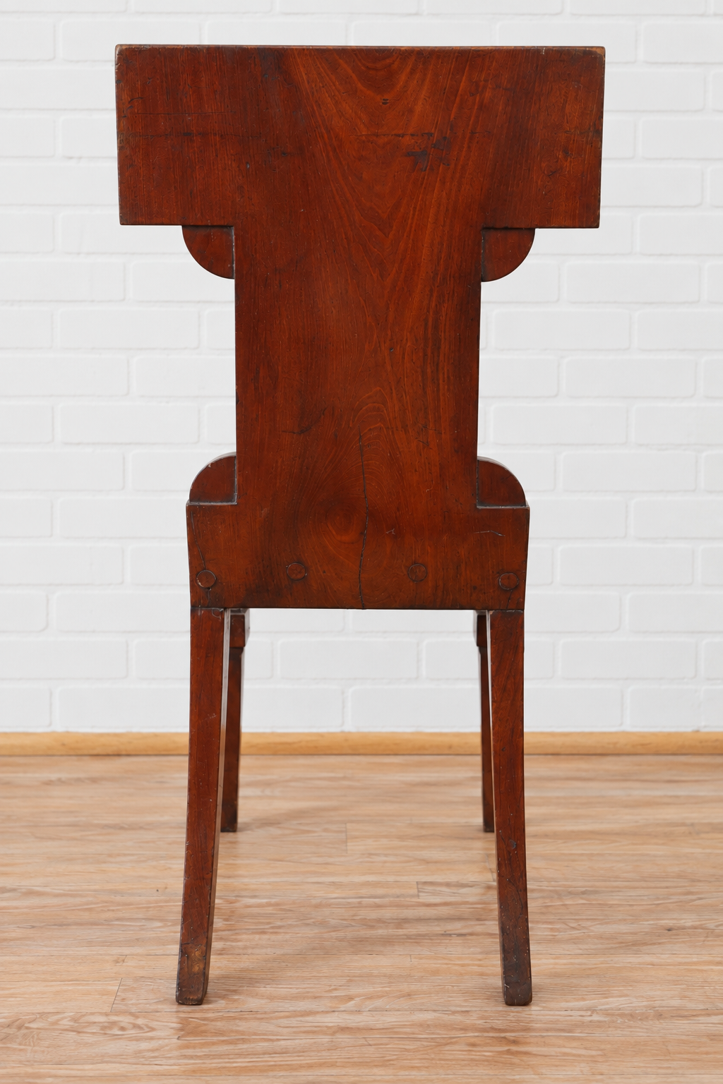 Pair of English Regency Hall Chairs