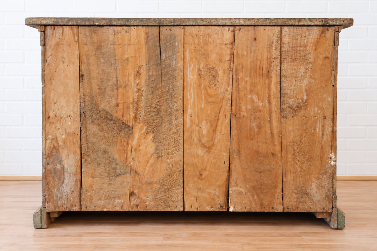 18th cent. Italian Faux Marble Cabinet