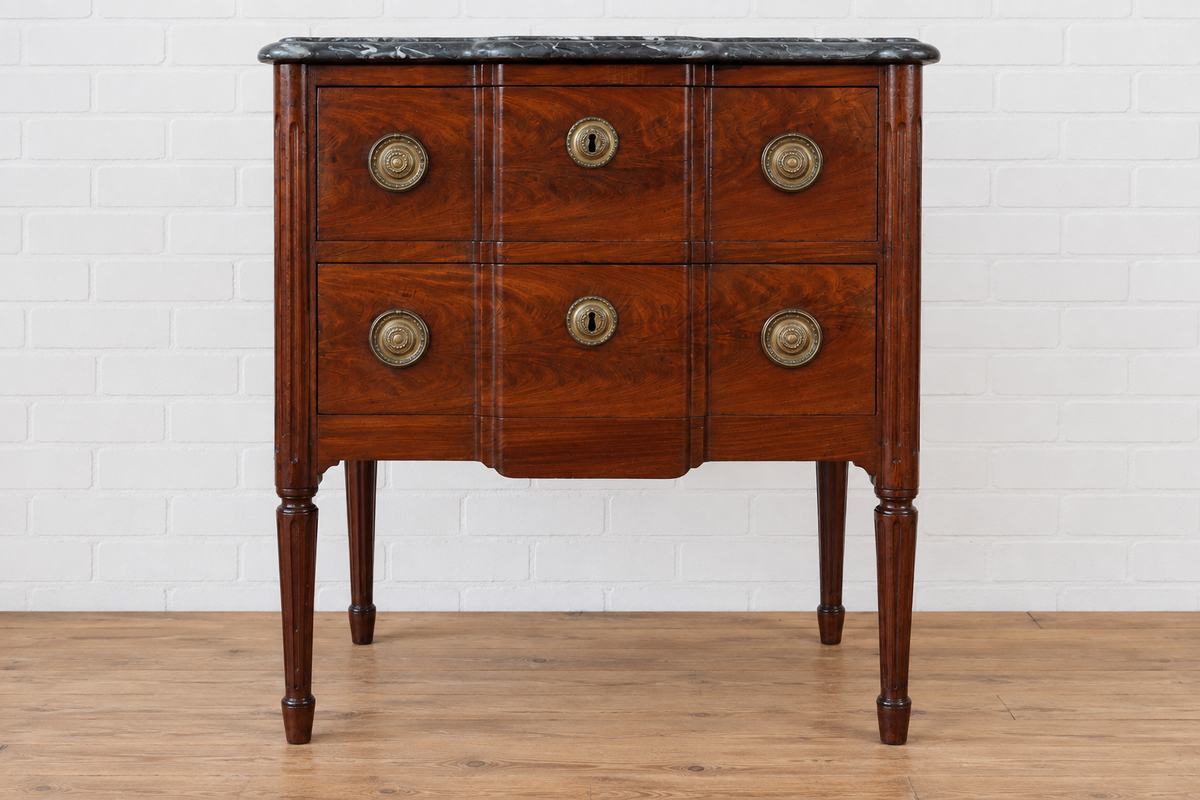 18th cent. Louis XVI Commode Marble Top