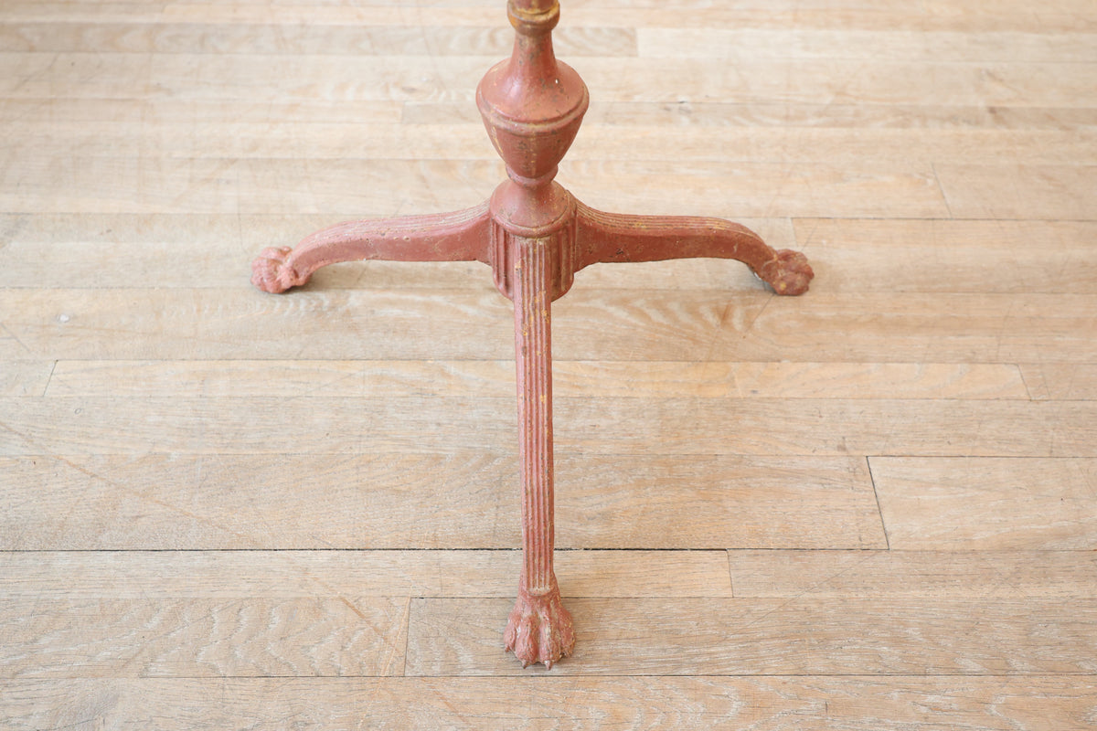 Pair English Cast and Wrought Iron Hat Stands