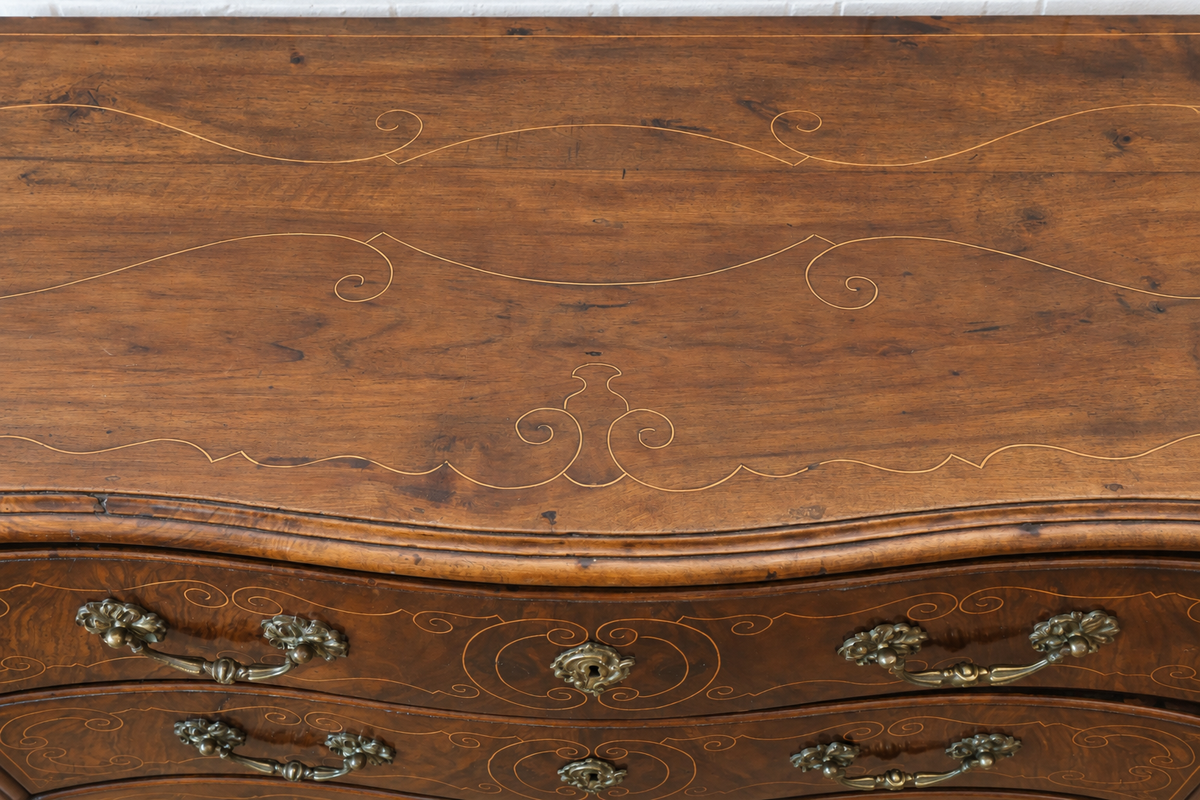 18th c. Italian Inlay Commode
