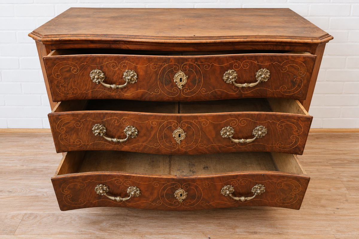 18th c. Italian Inlay Commode