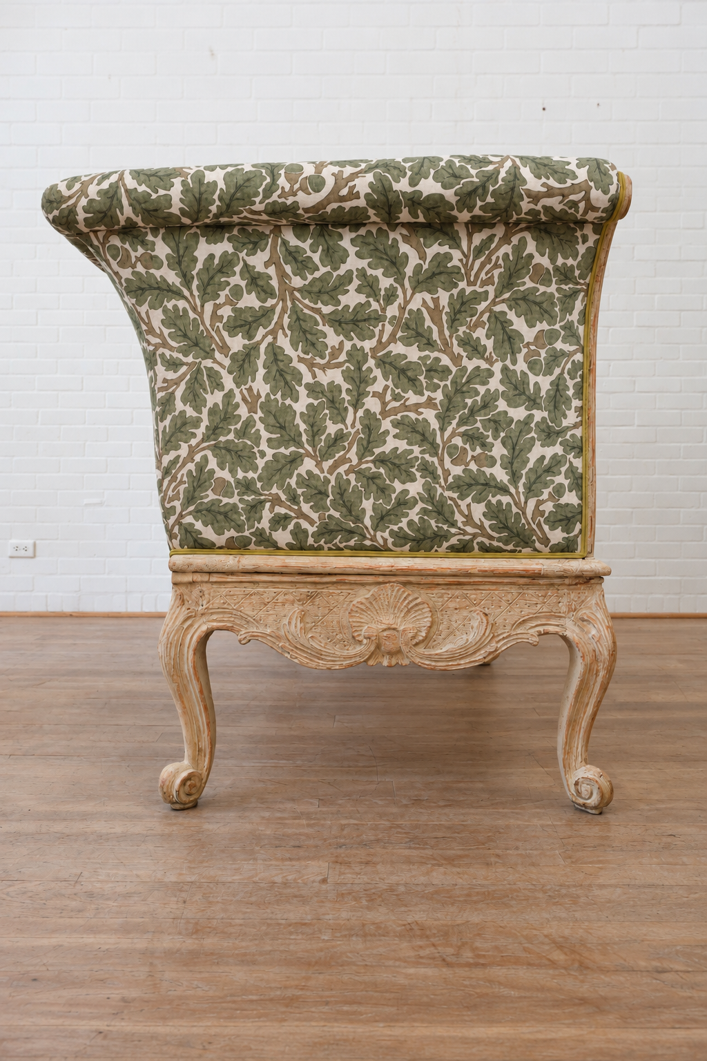 18th cent. Swedish Trags Sofa in Morris & Co Fabric