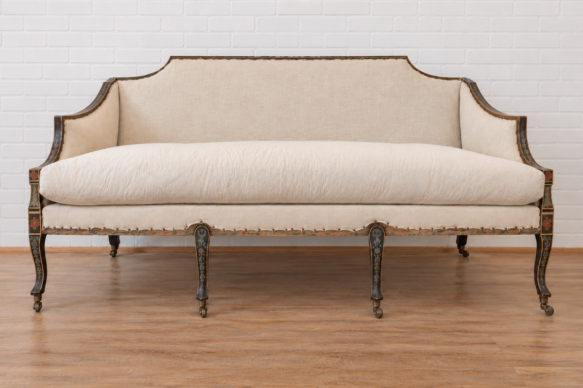 18th cent. English Painted Sofa