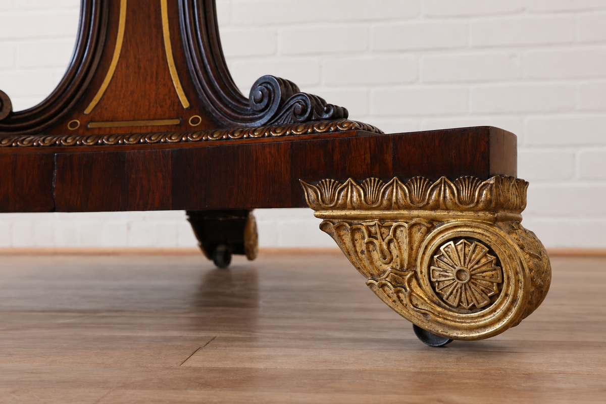 English Regency Rosewood Center Table