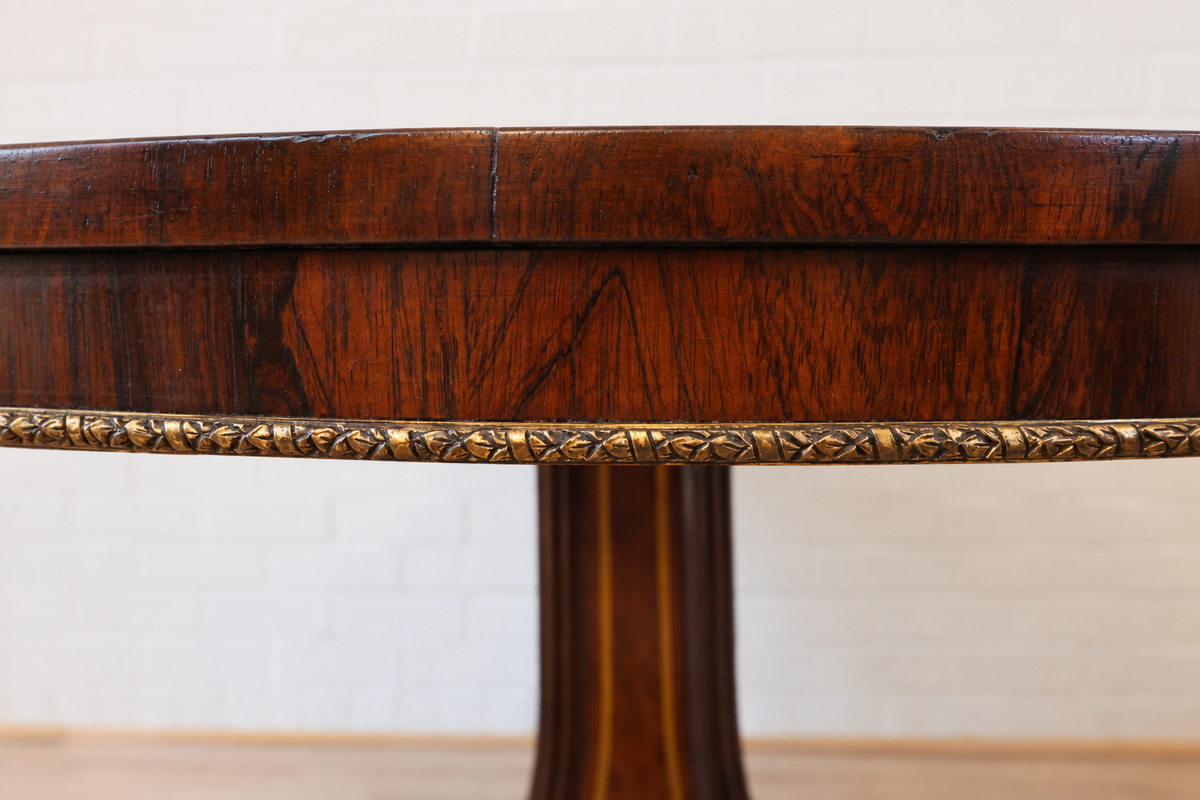 English Regency Rosewood Center Table