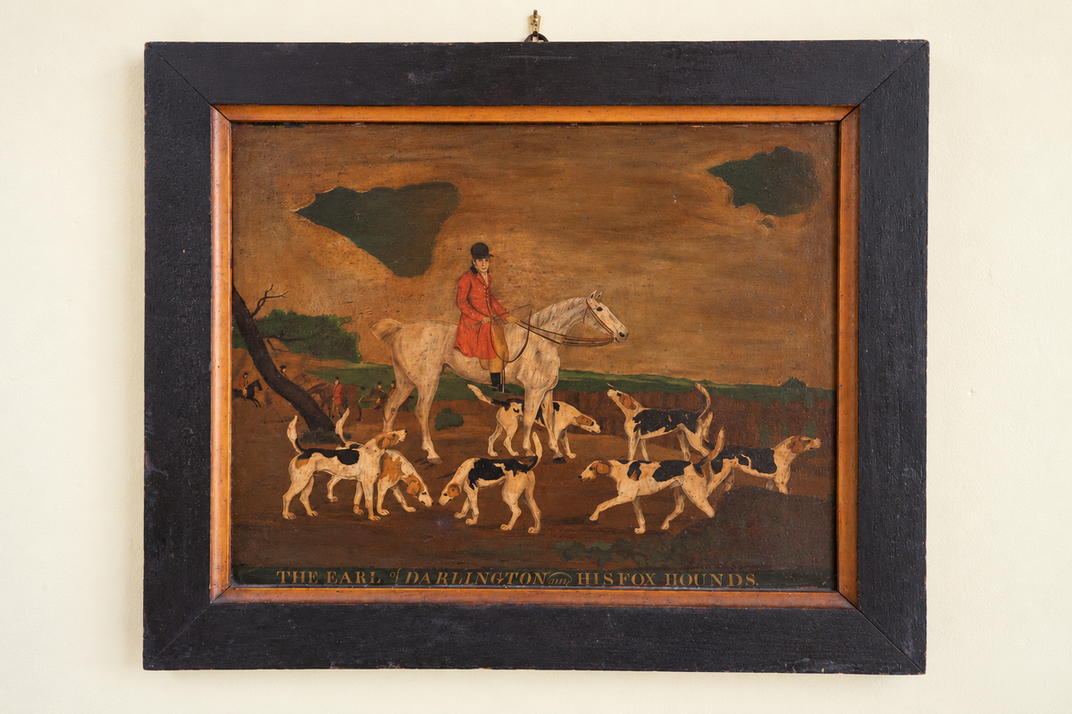 Dog Hunt Painting
