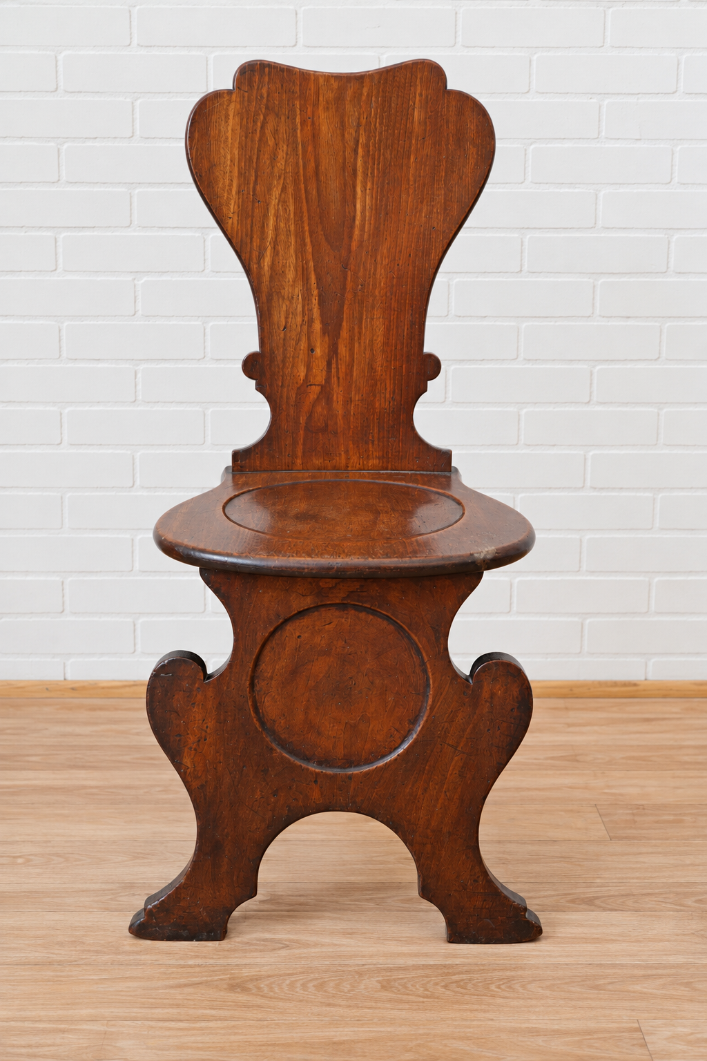 Pair of 19th cent. Sgabello Chairs