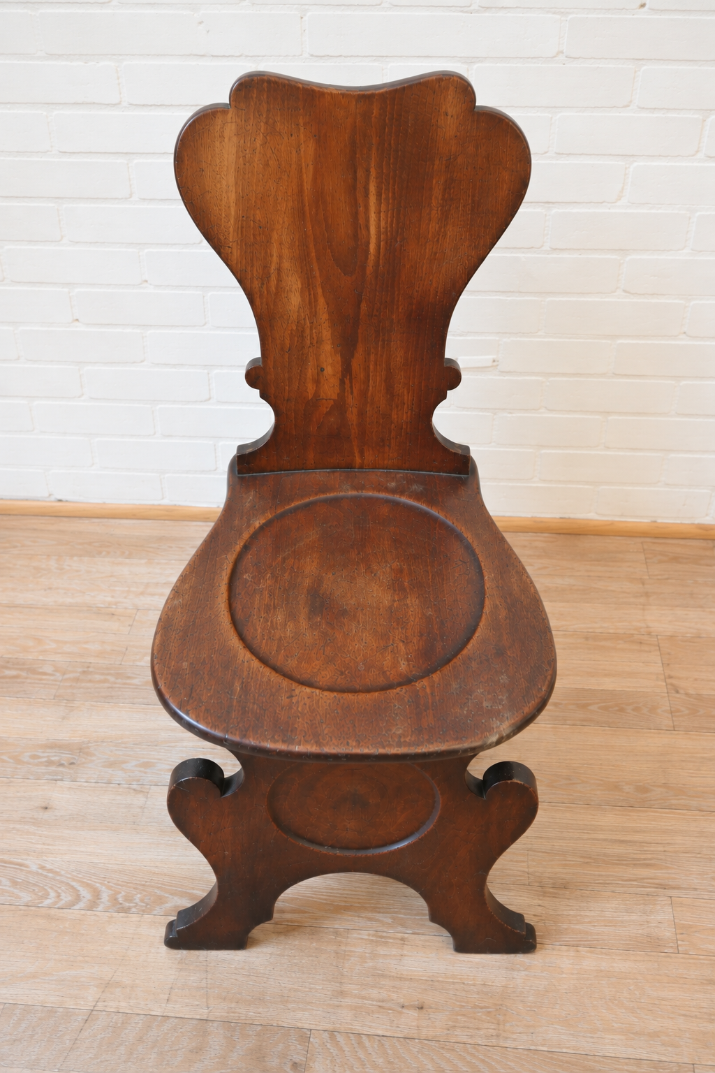 Pair of 19th cent. Sgabello Chairs