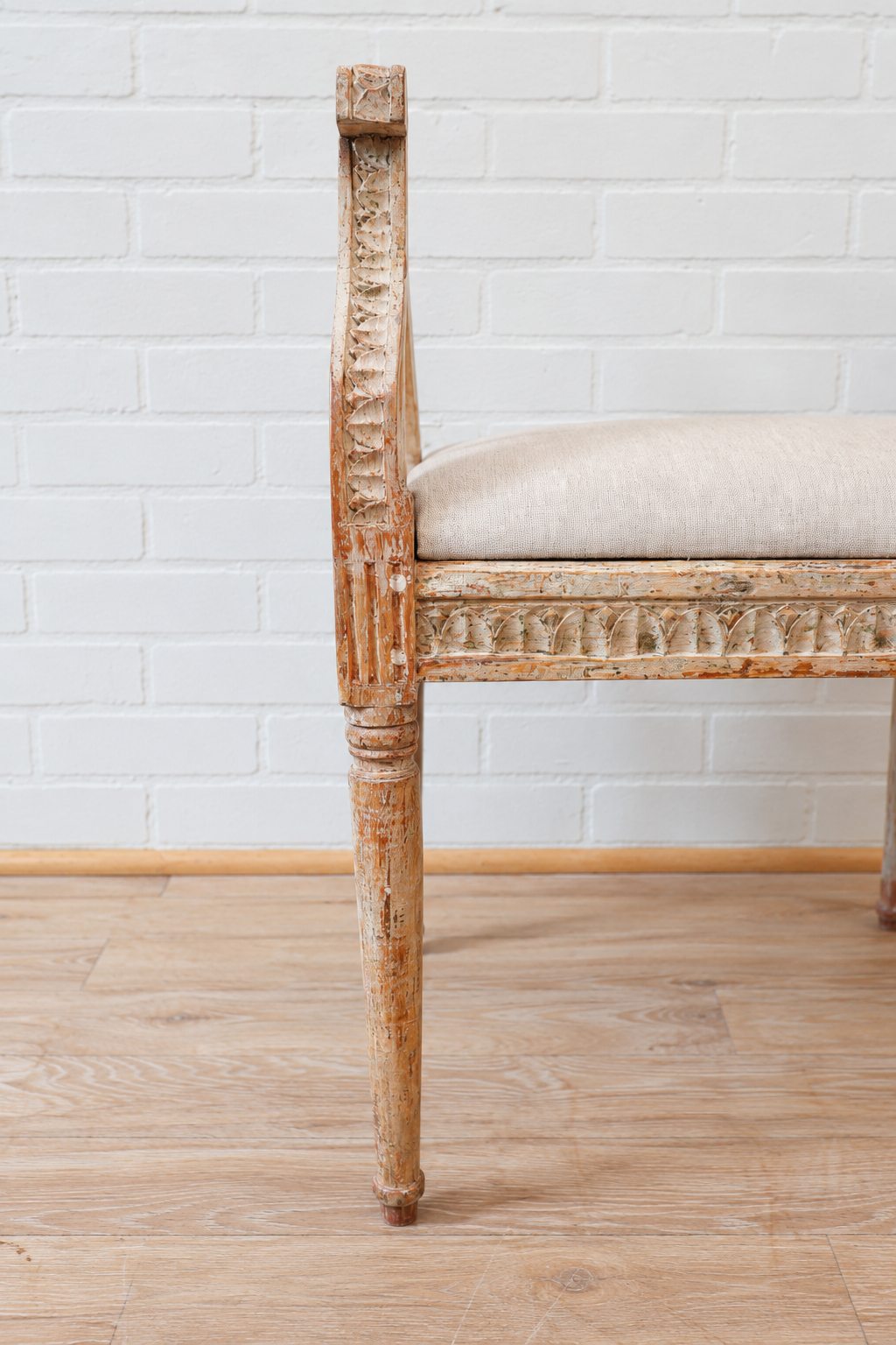 Pair of Swedish Gustavian Benches (SOLD)