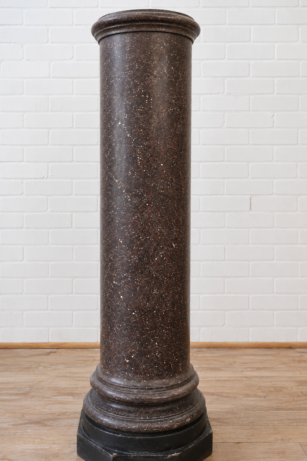 Pair English Scagliola Columns
