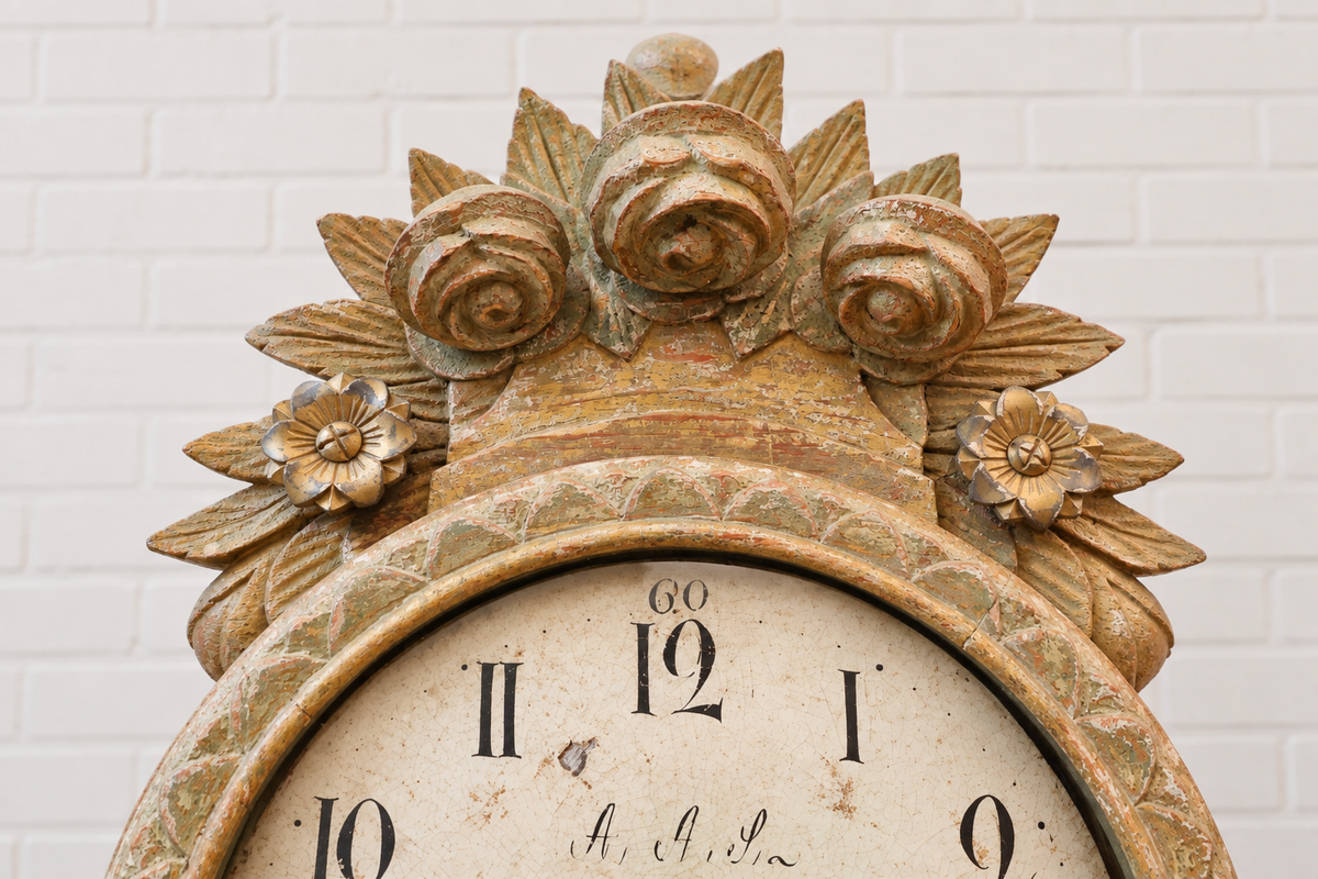 Swedish Gustavian Table Clock