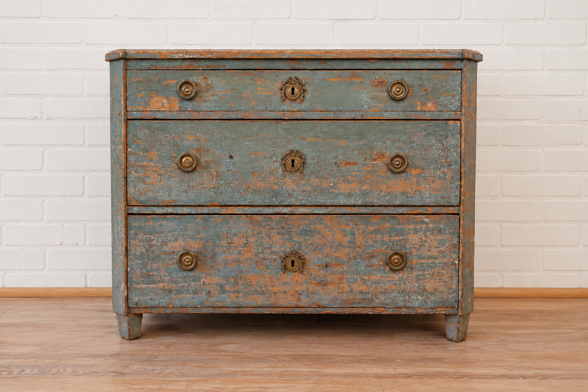 Swedish Painted Gustavian Commode