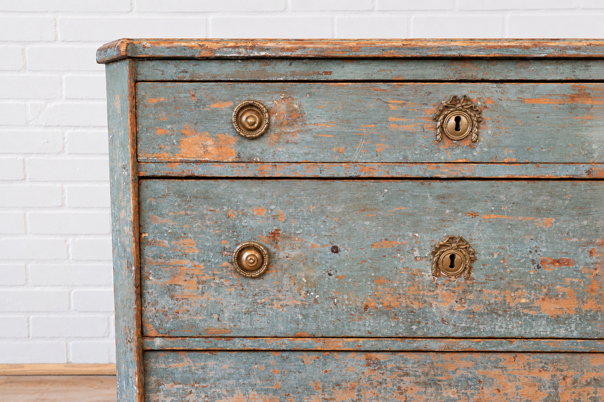 Swedish Painted Gustavian Commode