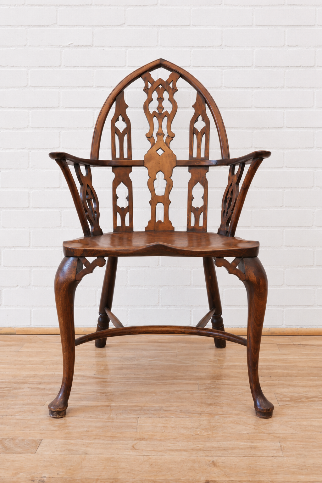 Set of 5 Gothic Revival Chairs