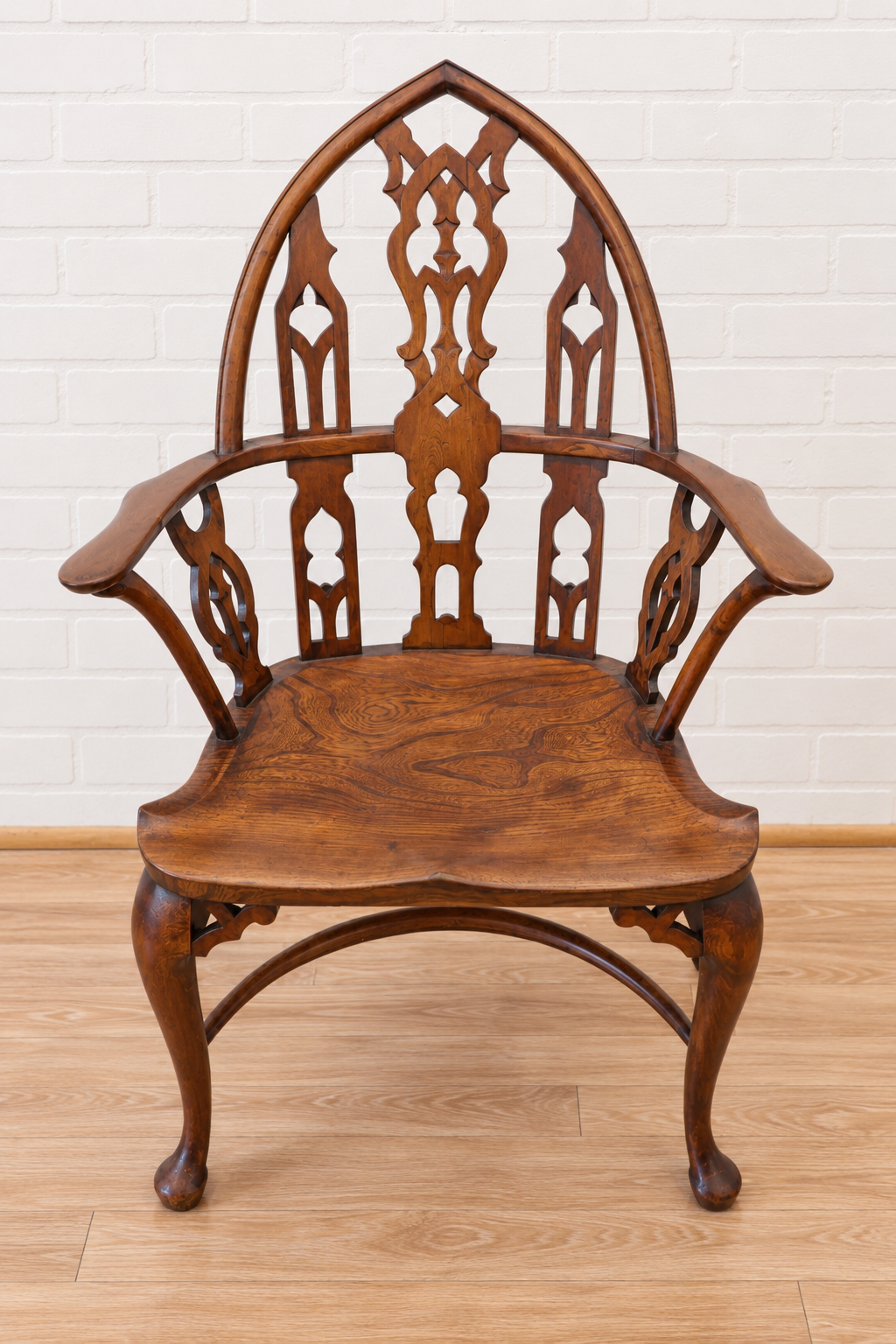 Set of 5 Gothic Revival Chairs