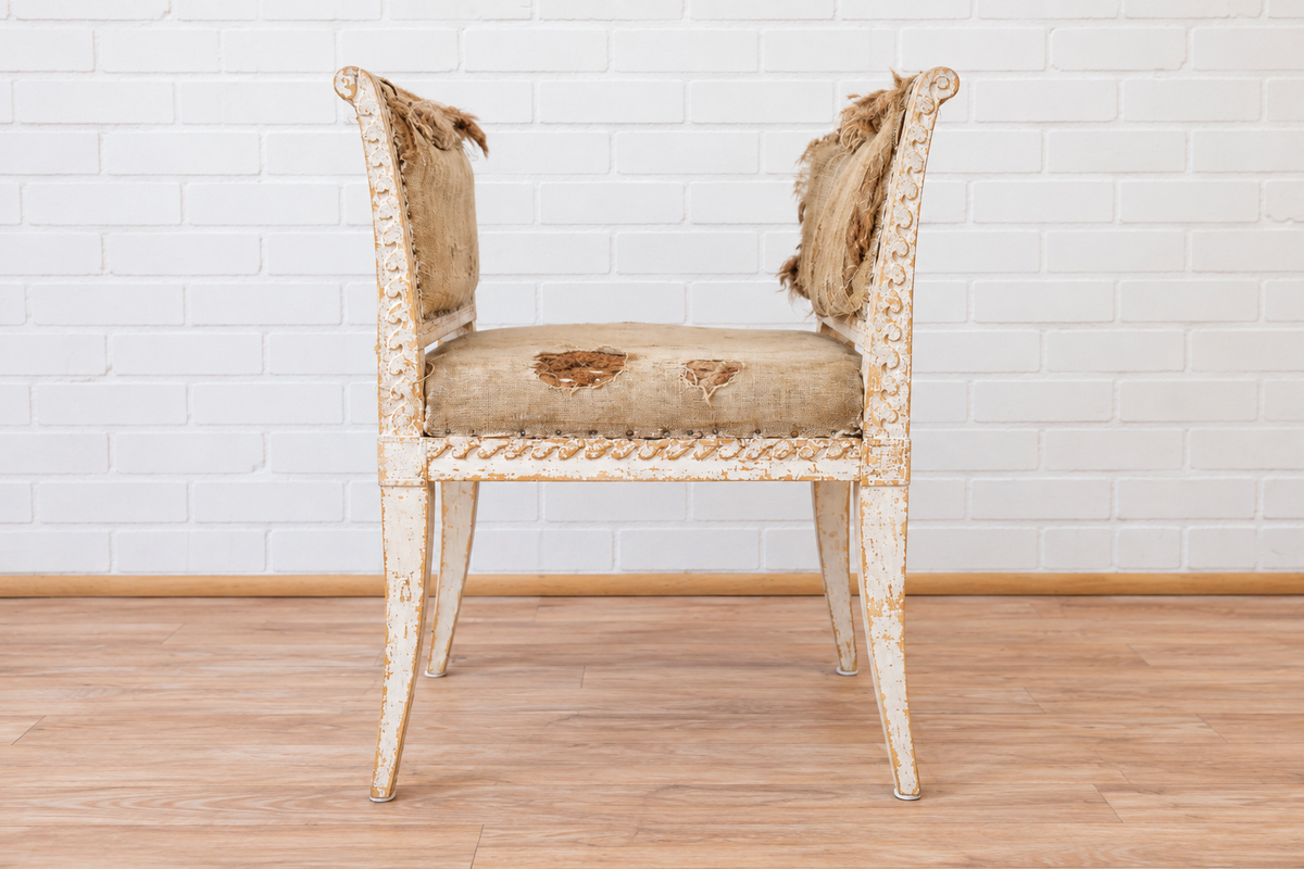 Swedish Gustavian Bench (small)