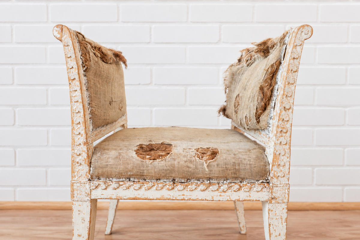Swedish Gustavian Bench (small)