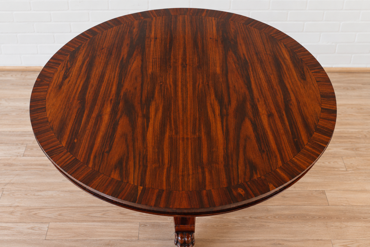 English Regency Rosewood Center Table