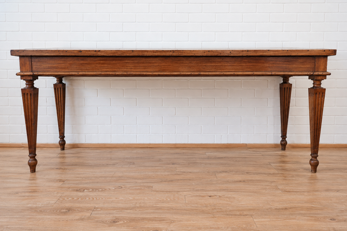 Pair of Italian 18th Century Walnut Serving Tables