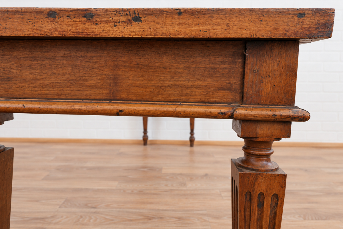 Pair of Italian 18th Century Walnut Serving Tables