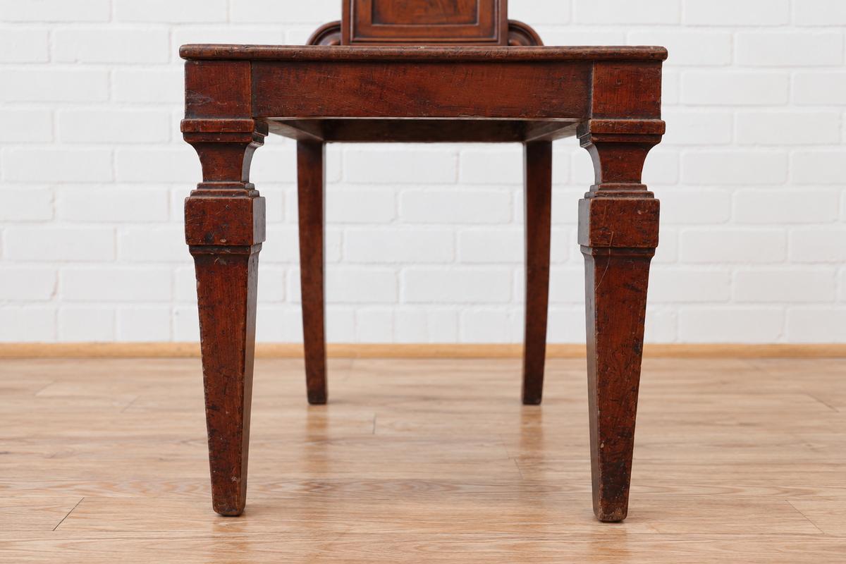 Pair of English Regency Hall Chairs