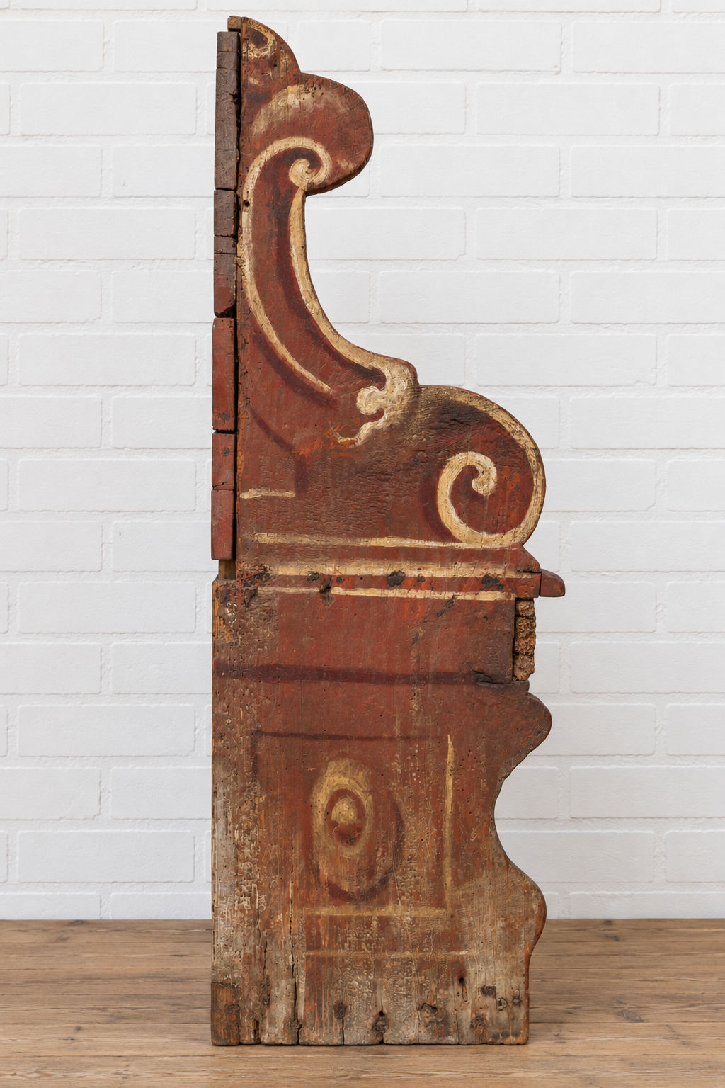 18th cent. Italian Tuscan Painted Bench
