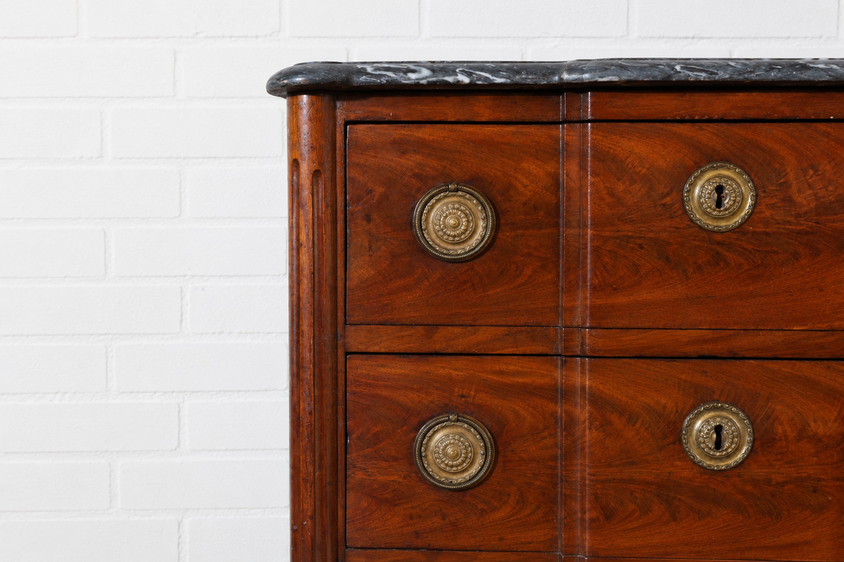 18th cent. Louis XVI Commode Marble Top