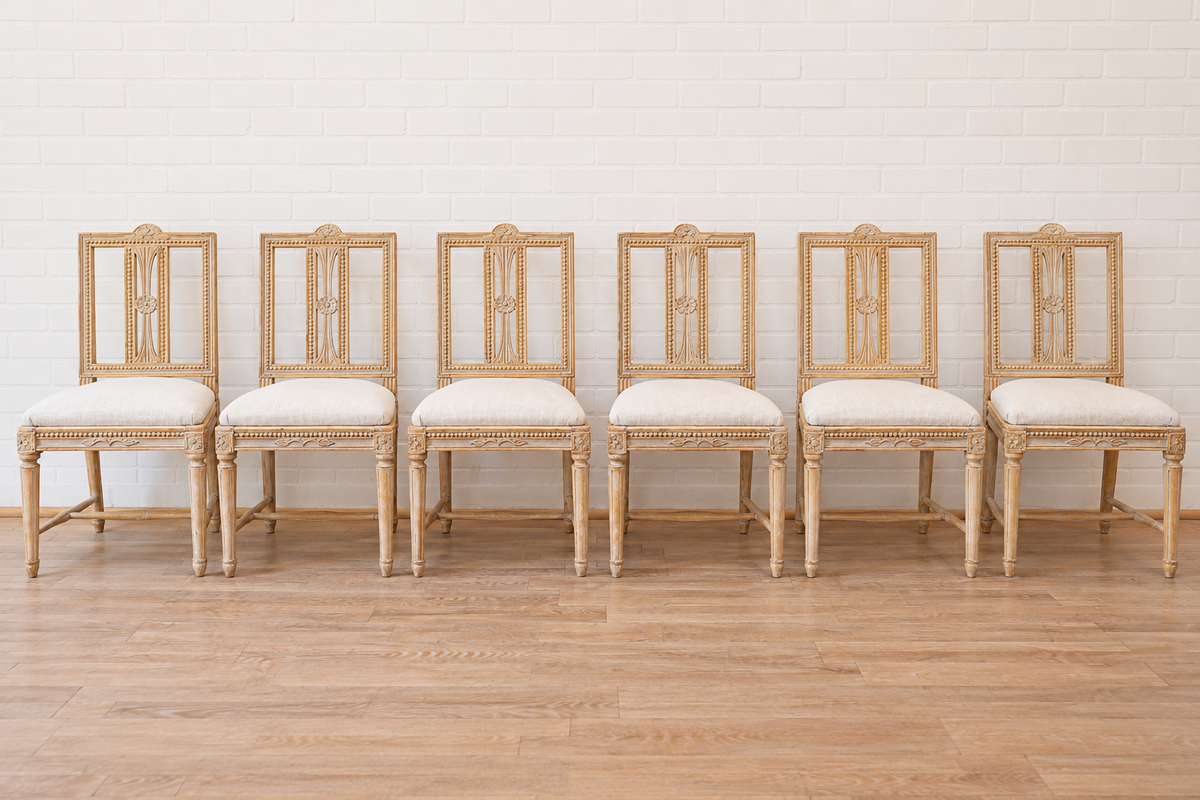 Set of 6 Swedish Side Chairs