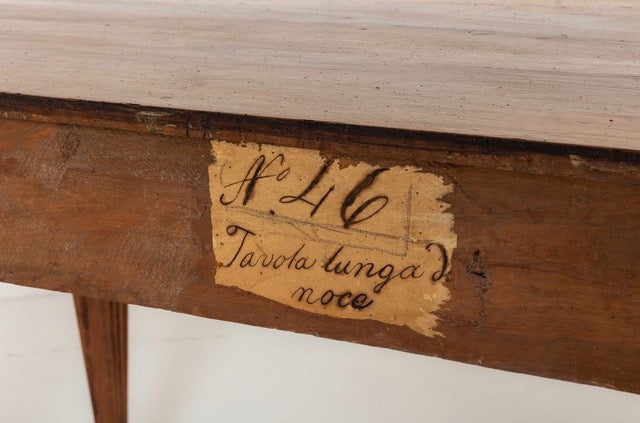 Pair of Italian 18th Century Walnut Serving Tables