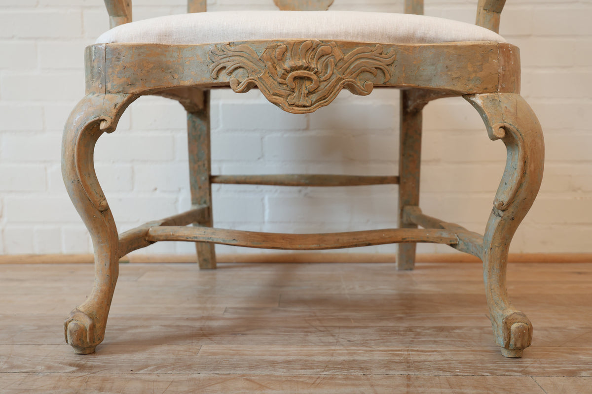 18th cent. Swedish Rococo Chair