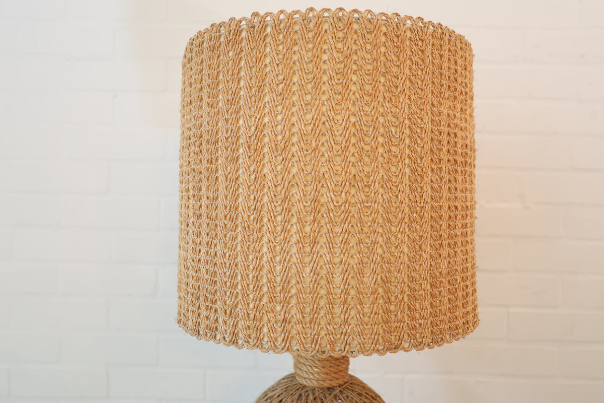 Audoux & Minet Pitcher Lamp & Shade (ca. 1950)