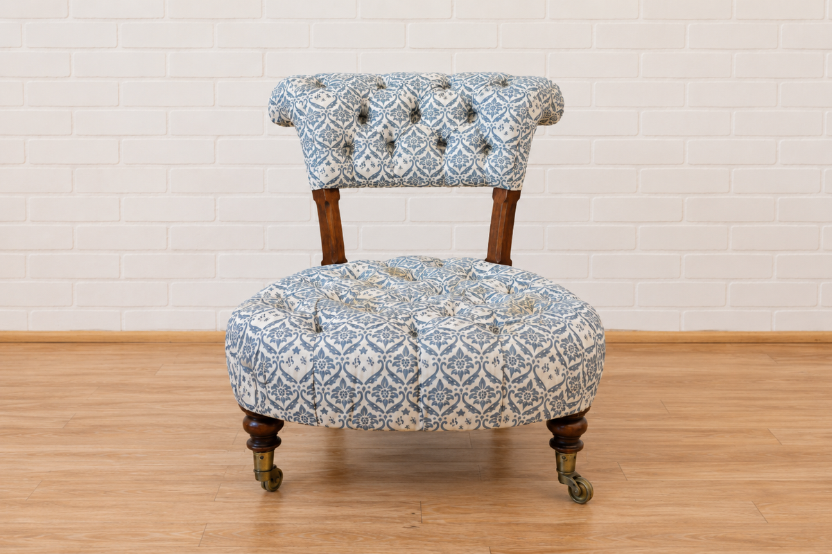 English Howard & Sons Slipper Chair