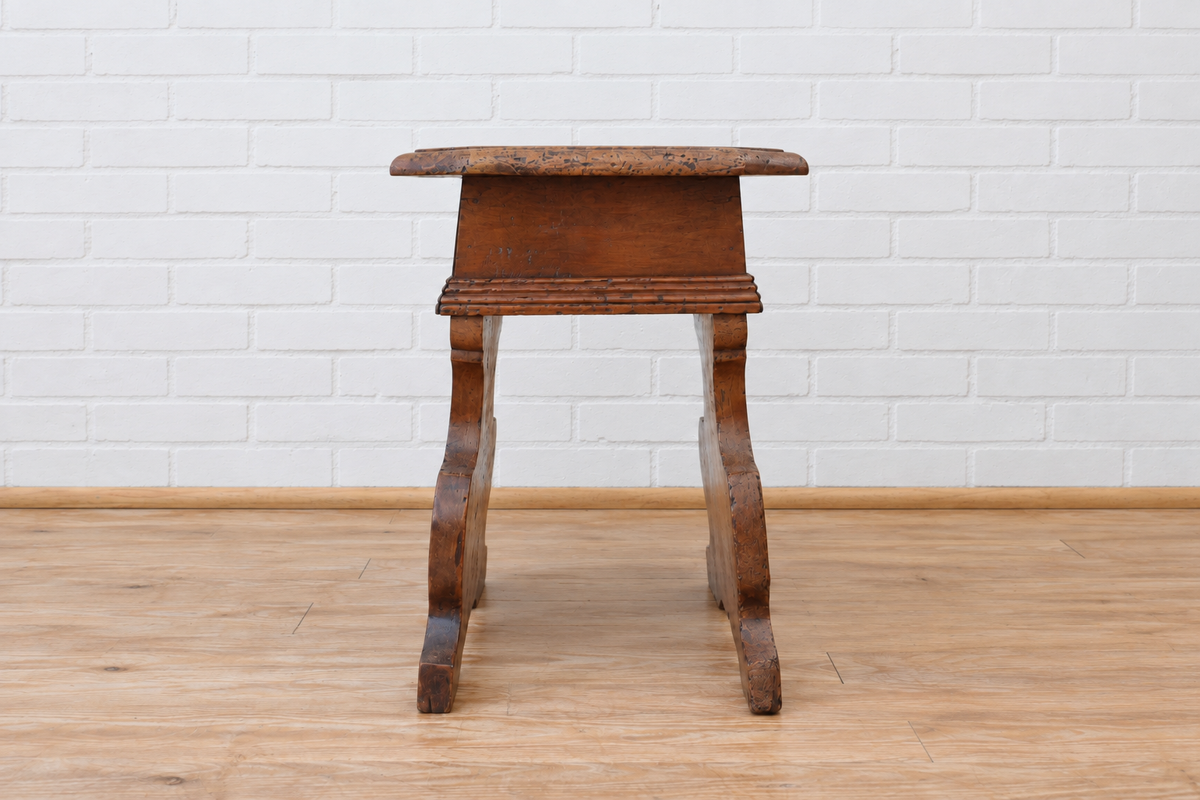 18th cent. French Walnut Stool (1 of 3)